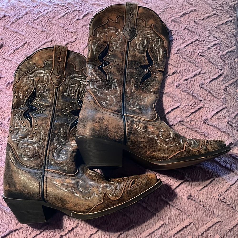 Laredo boots, lined with soft material and so comfy!